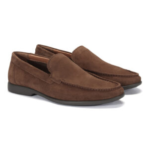 RANDOLF Domeno heren leren mocassins