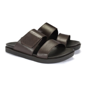 Brown JAZON men's flip-flops by Domeno