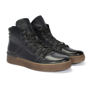 Men's leather winter boots AGENOR 4705RN928_GR Domeno