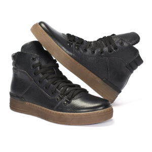 Men's leather winter boots AGENOR 4705RN928_GR Domeno