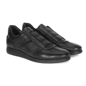 Black men's half shoes 4828 Domeno