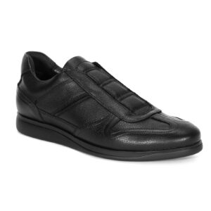 Black men's half shoes 4828 Domeno