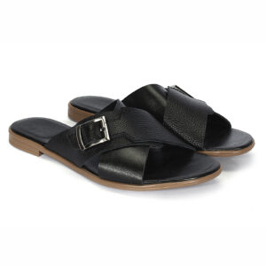 Women's leather flip-flops AYA 01 X3 Domeno