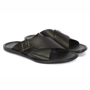Men's black leather sandals IRO A1 X1 Domeno