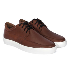 Brown men's leather shoes NOBU A1 X2 Domeno