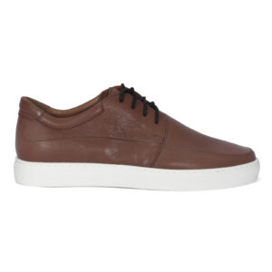 Brown men's leather shoes NOBU A1 X2 Domeno
