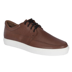 Brown men's leather shoes NOBU A1 X2 Domeno