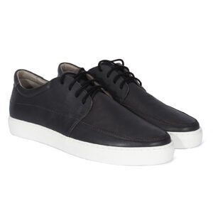 Men's black leather shoes NOBU A1 X3 Domeno
