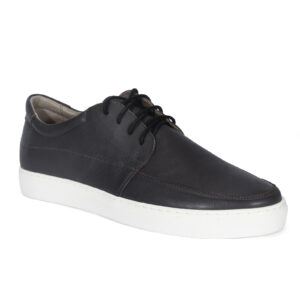 Men's black leather shoes NOBU A1 X3 Domeno
