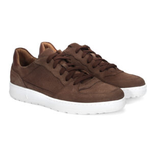 RUBEN Domeno men's brown leather half shoes