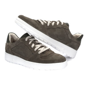 RUBEN Domeno men's green leather shoes