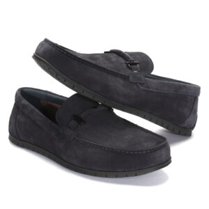 TRENT men's leather moccasins by Domeno