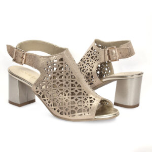 Women's leather sandals MARISA Domeno