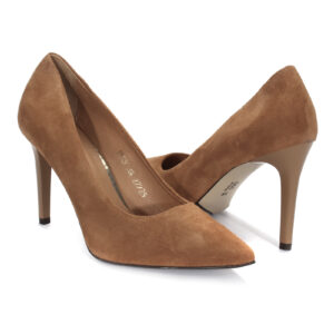 Brown women's STELLA Domeno pumps