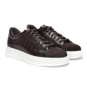 Brown LEWIN II men's sneakers from Domeno