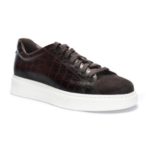 Brown LEWIN II men's sneakers from Domeno
