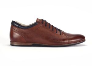 Brown half shoes sport 4198 Domeno
