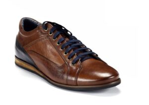 Heren sportschoenen bruin 2844 Domeno