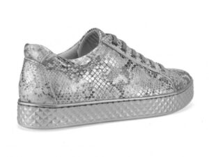 Silver women's sneakers ANA Domeno