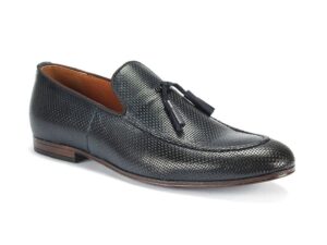 Men's navy blue moccasins 4553RN695M2 Domeno