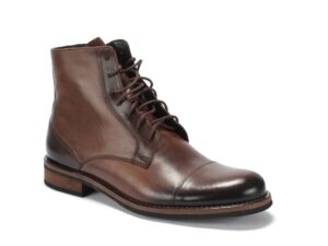 Brown men's boots 3924BR910ANT Domeno