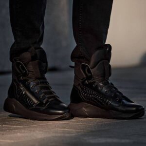 Black men's winter boots EDGAR 4796N1474 Domeno