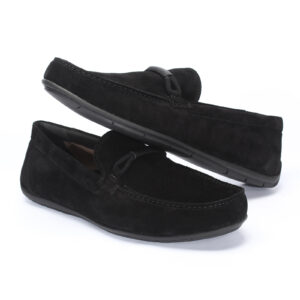 Men's black moccasins 7390N1577_CZ Domeno