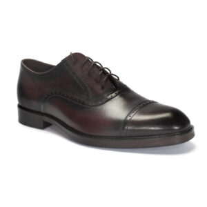 Dark brown formal half shoes 4759BR1014_BR Domeno