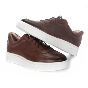 Men's leather sneakers 6151BR1119_BR Domeno
