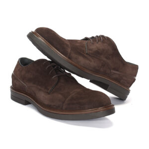 Brown men's half shoes 7445BROL_BR Domeno