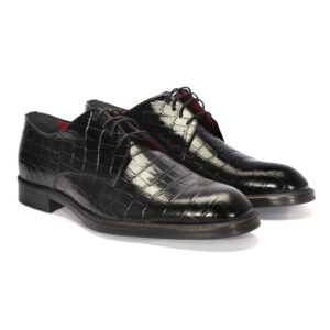 Black formal half shoes 4701N770_CZ Domeno