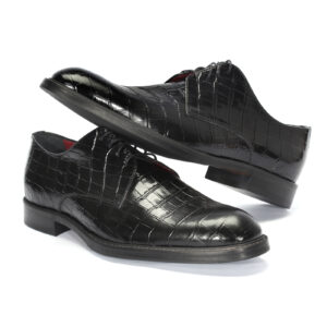 Black formal half shoes 4701N770_CZ Domeno