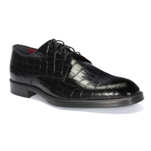 Black formal half shoes 4701N770_CZ Domeno