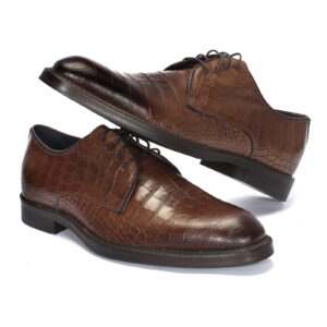 Brown formal half shoes 6231BE280_BR Domeno