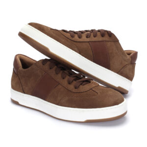 Brown men's sneakers 7384BR1126_BR Domeno