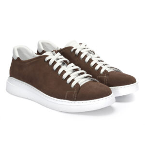 Brown men's sneakers 7455BR1181_BR Domeno