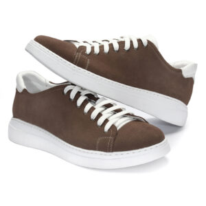 Brown men's sneakers 7455BR1181_BR Domeno