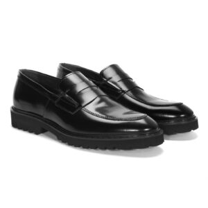 Men's black moccasins 6214N225_CZ Domeno