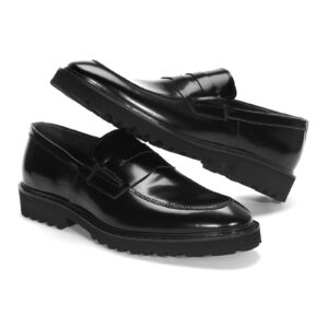 Men's black moccasins 6214N225_CZ Domeno