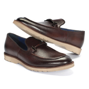 Brown moccasins for men 6224BR780_BR Domeno