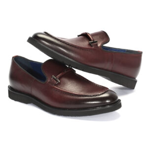 Men's maroon moccasins 6224RN1155_BRDDomeno