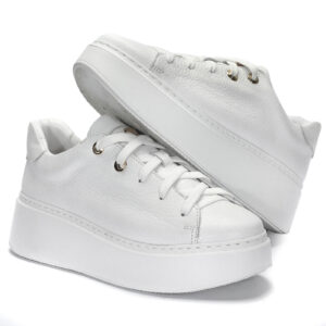 White women's sneakers B698BI267 Domeno