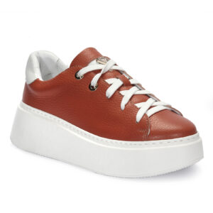 Orange women's sneakers B698RN1171 Domeno