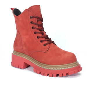 Red women's boots 55C0617_CZRW Domeno