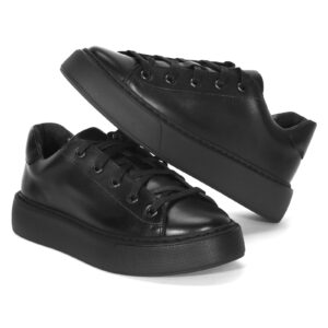Women's black CHARLI Domeno sneakers