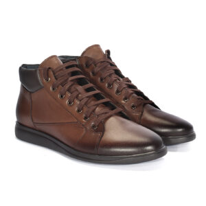 Brown men's winter boots PLACIDO Domeno
