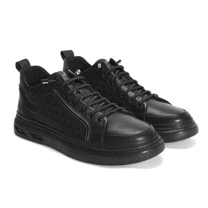 Men's black sneakers 7VJ01_CZ Domeno