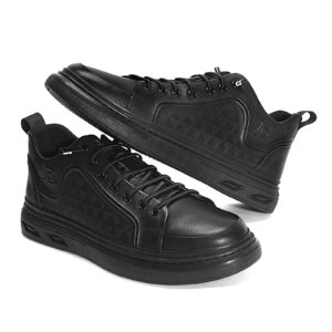 Men's black sneakers 7VJ01_CZ Domeno