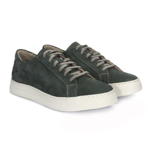 Men's nubuck green sneakers 7549RN1202_ZIEL Domeno
