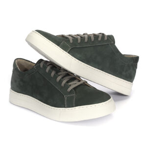 Men's nubuck green sneakers 7549RN1202_ZIEL Domeno